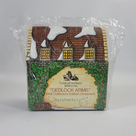 Dept 56 1994 DEDLOCK ARMS Charles Dickens Heritage Collectors Edition Ornament - Picture 1 of 14